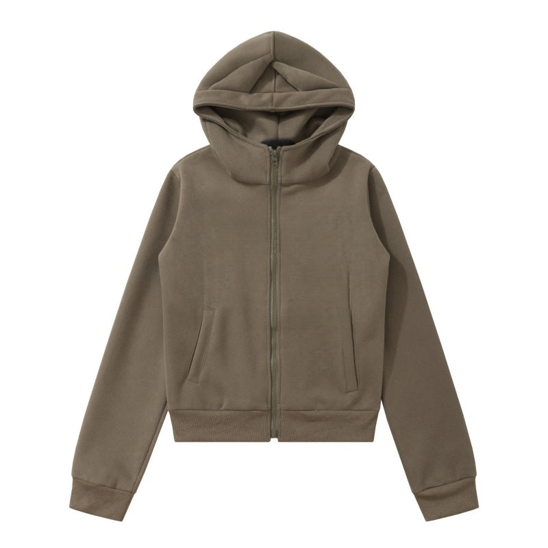 Versatile And Slimming Cropped Hoodie